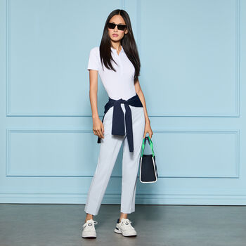 STRETCH PERFORMANCE TWILL STRAIGHT LEG TROUSER